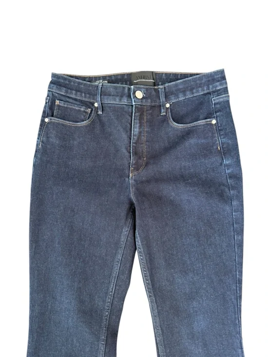 WHBM Women’s High Rise Dark Wash Sculpt Skinny Flare Jeans Size 8 Stretch - Picture 5 of 16